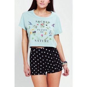 Sacred Plants Of Nature Crop Top