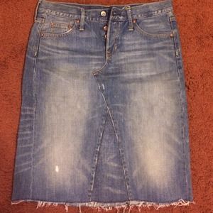 Gap denim skirt size 8