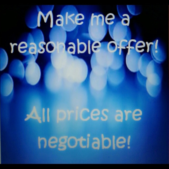 All prices negotiable!