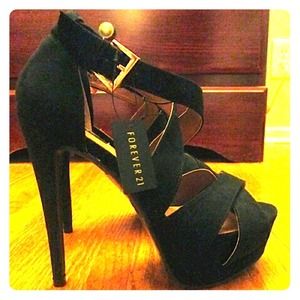 Forever 21 Black Heels