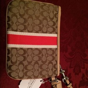New coach wrist bag