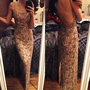 Vintage Lillie Rubin Beaded Gown