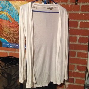 White cardigan