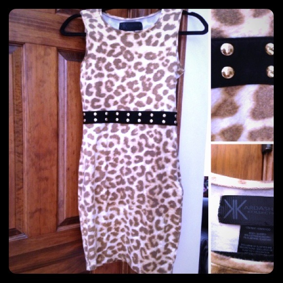 🚫sold🚫Kardashian kollection brand cheetah dress