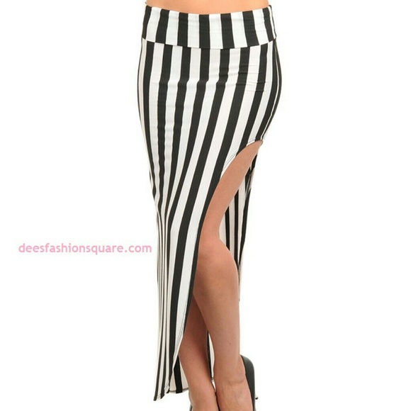 High waist maxi long skirt