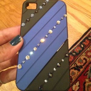 iPhone4 case. 3 in 1 case! Swarovski crystal.