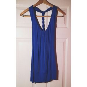 🚫Sold on Vinted🚫 Blue Twist-back Tank Top