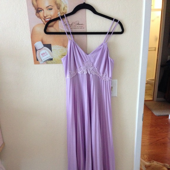 Vintage purple maxi dress/gown