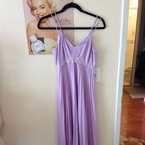 Vintage purple maxi dress/gown