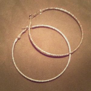 Silver 925 Hoop Earrings