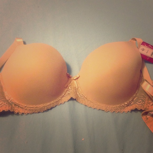 Cute Lacey Beige Bra
