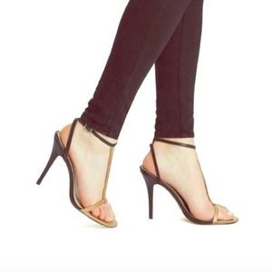 Ulla Black & Nude Sandal Heel