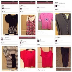 HOLD BUNDLE OF SHIRTS