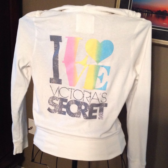 I Love VS Hoodie White