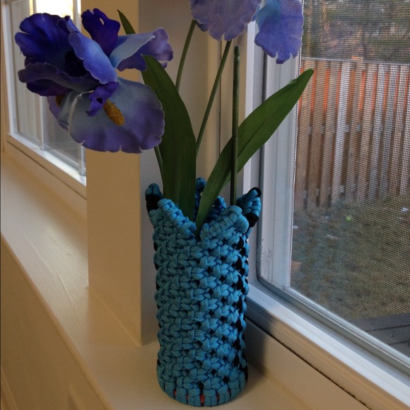Macrame small vase