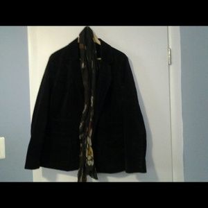 Jones New York suede brown jacket