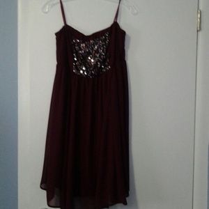 Torrid burgundy dress