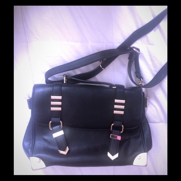 Black and gold Bag