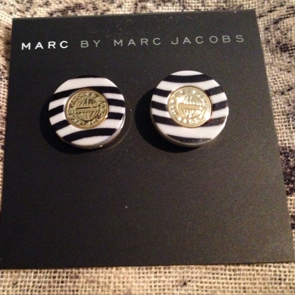 **SOLD**Marc Jacobs Charmed Pattern Coin Studs