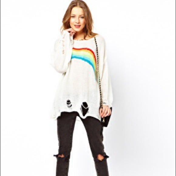💙SOLD SOLD 💙Wildfox Rainbow Lennon Sweater