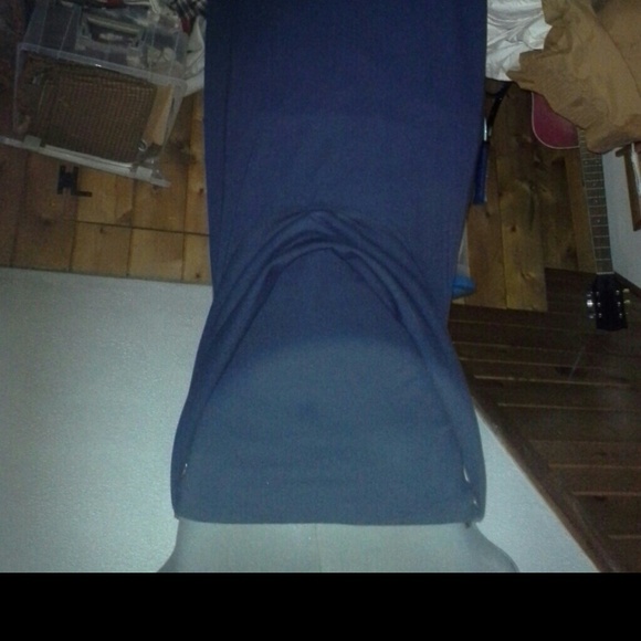 BCBG full length navy blue evening gown sz 6 - Picture 3 of 3