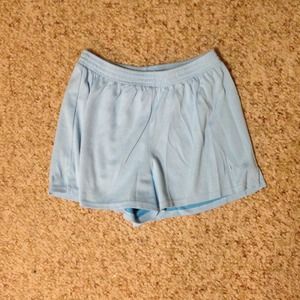 Blue Workout Shorts. Worn Once. Leightweight