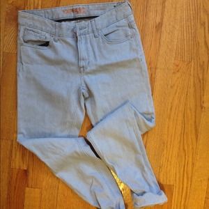 Express light grey skinny jeans