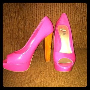 City Streets pink heels from JC Penney!