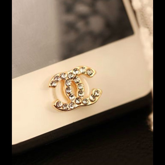 Accessories - ❗️CLEARANCE❗️Chanel iPhone/iPad Home Button Charm