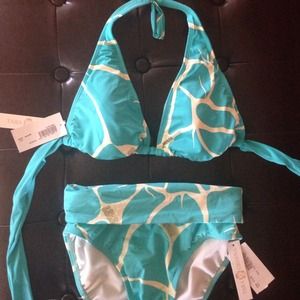 Tara Grinna 2 Piece Swimsuit, Size C cup/6
