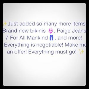 Everything must go! Make me an offer!