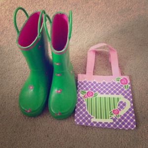 Toddler girl rainboots