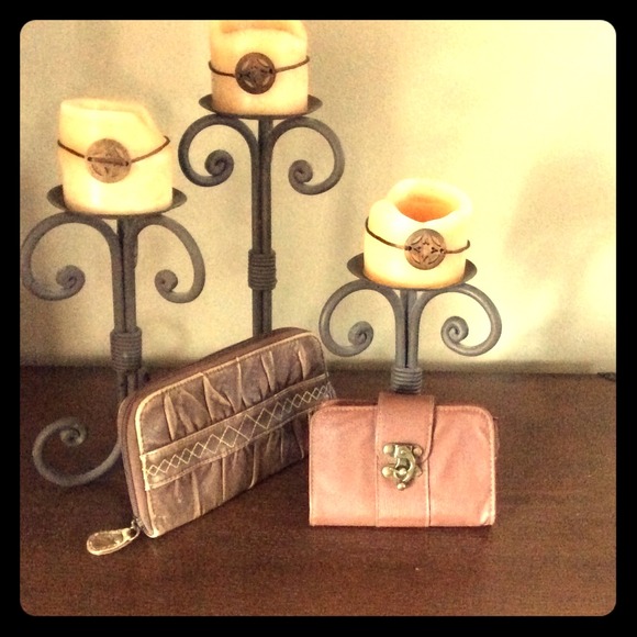 Two brown Target wallets!