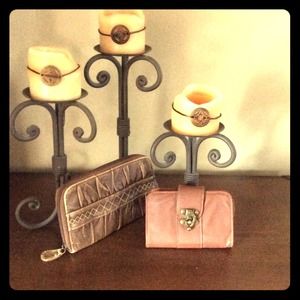 Two brown Target wallets!