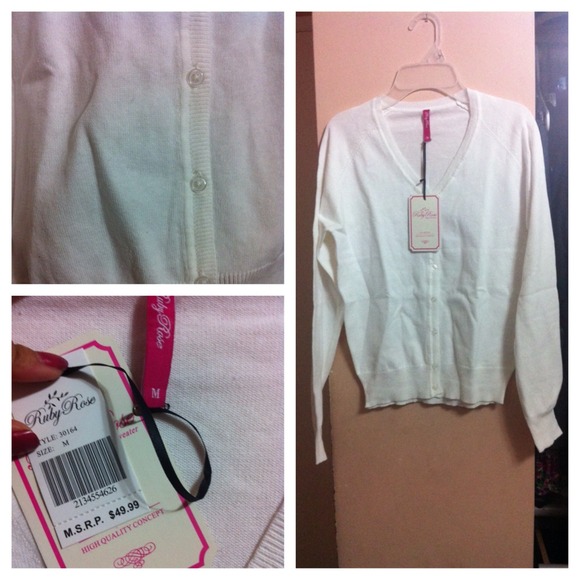 White Cardigan - Picture 1 of 1