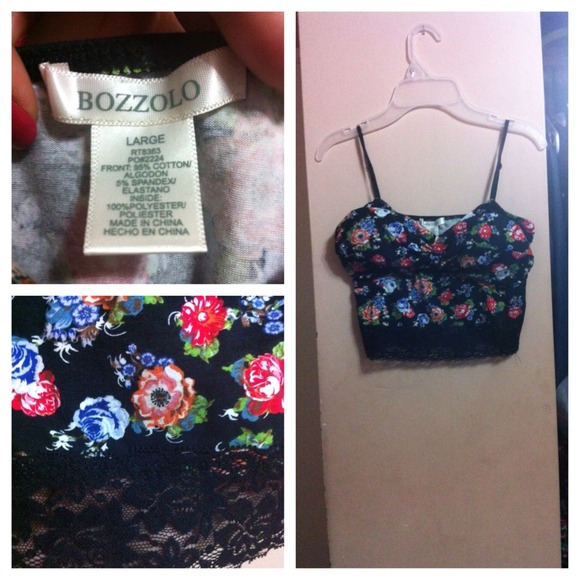 Floral Crop Top - Picture 1 of 1
