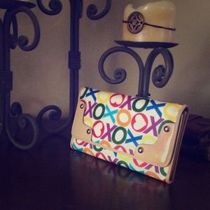 XOXO multi-colored wallet!