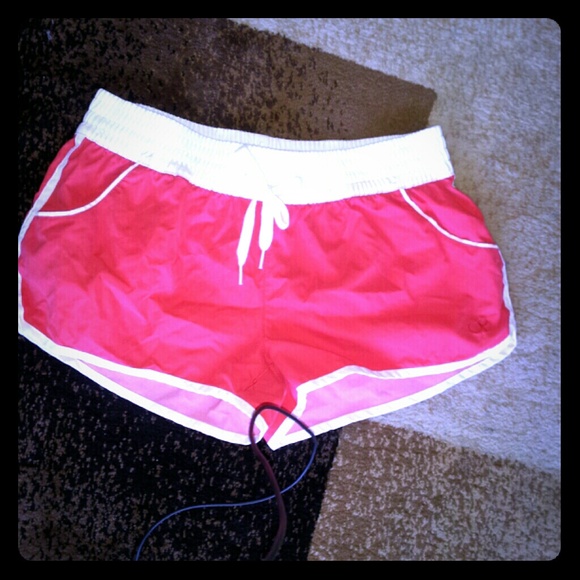 Pink and white OP Shorts