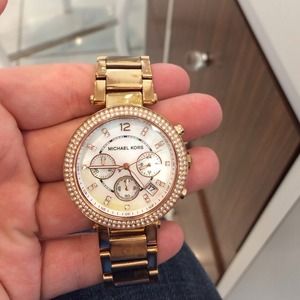 Authentic Rose Gold Michael Kors Watch