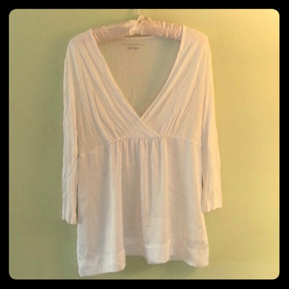 White babydoll blouse