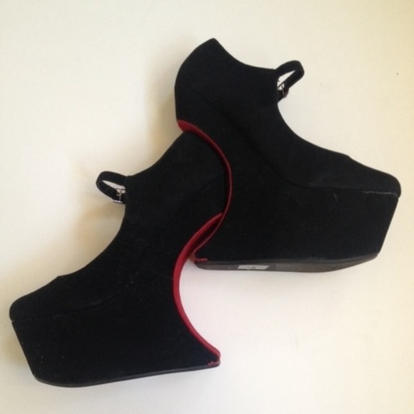 Red Bottom Pony Heels