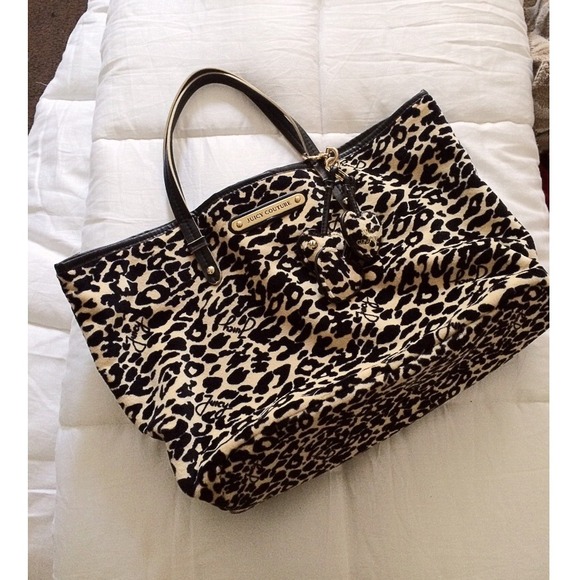 🚫SOLD🚫 Juicy Couture leopard tote