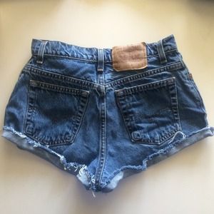 High waist Levi's shorts