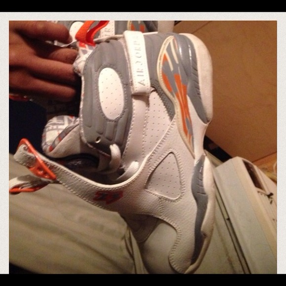 Never Sold: White/Gray/Orange 8's Jordan's