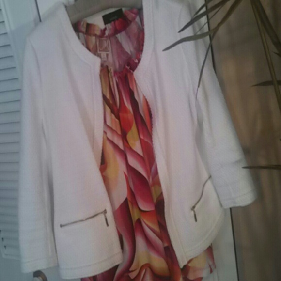 Alfani | Bright White Jacket
