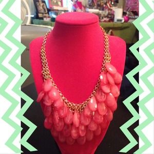 Forever 21 Pink Layered Necklace