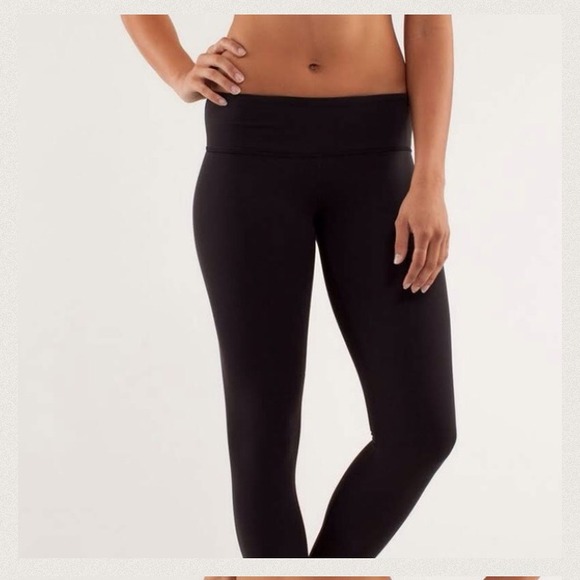 SOLD Lululemon Wunder Under Pant Luon Black - Picture 2 of 4