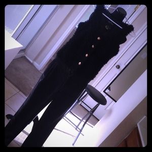 Drawstring waist jumpsuit