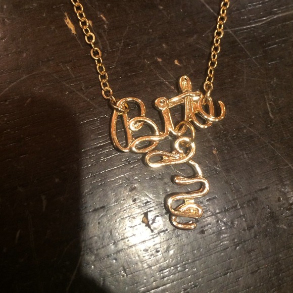Bite me necklace