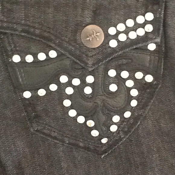 DE FLEUR size 9 black boot cut - Picture 2 of 6